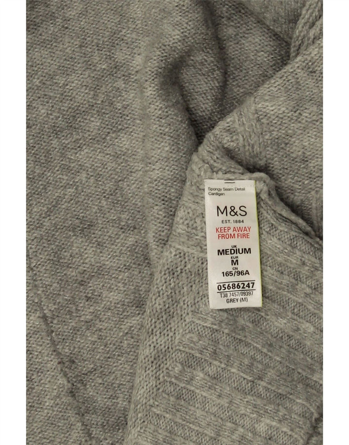 Sweter damski Marks & Spencer Longline Cardigan UK 14, średni szary