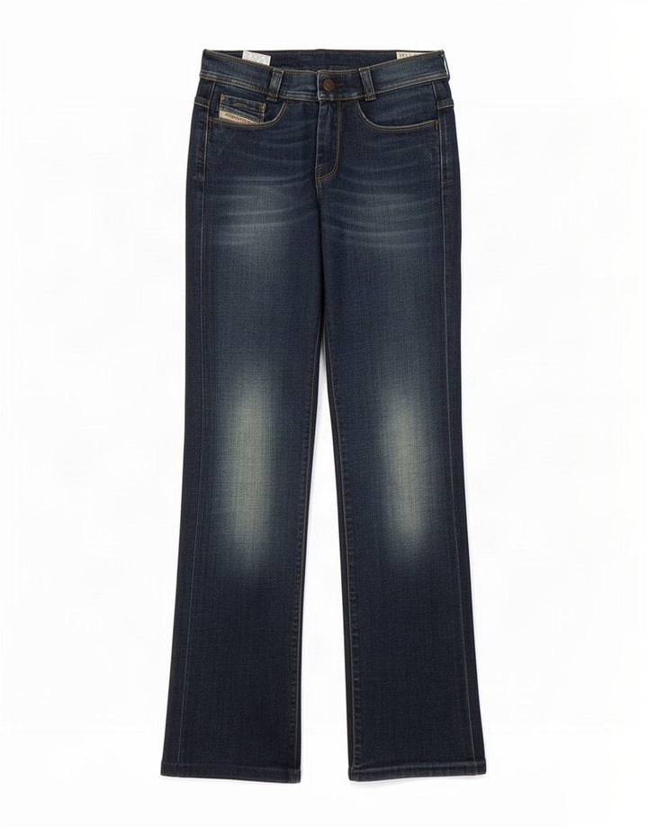 Damskie jeansy Diesel Soozy Bootcut W27 L30 Niebieskie bawełniane