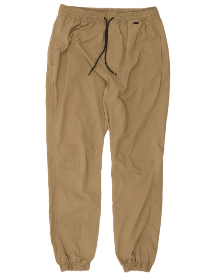 Wodoodporne spodnie męskie Hurley Dri Fit Joggers, nylon w kolorze średniego beżu