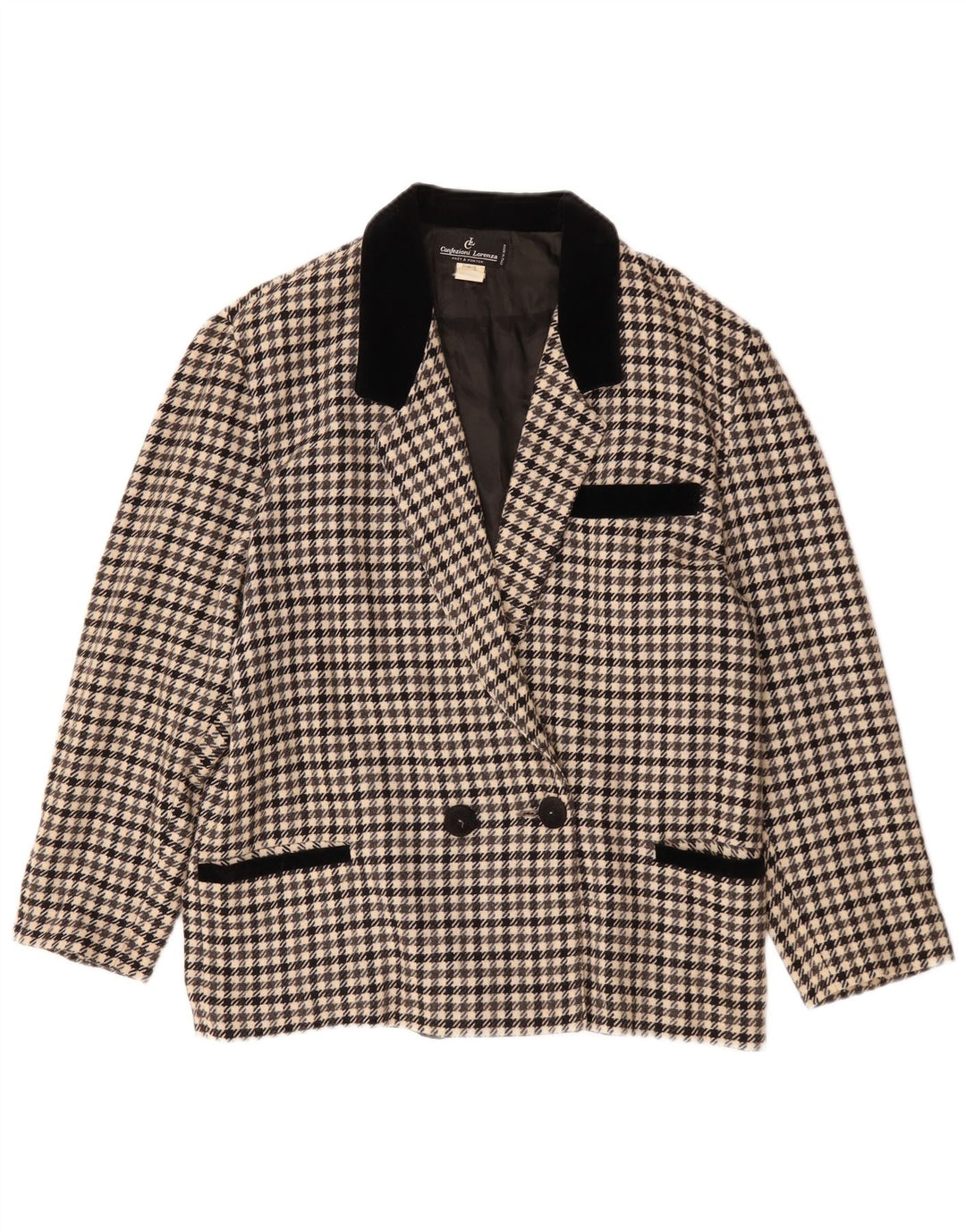 Damska marynarka dwurzędowa Pret-a-Porter UK 10, mała szara