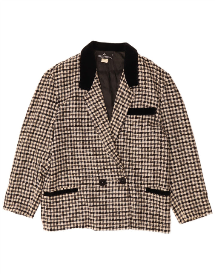 Damska marynarka dwurzędowa Pret-a-Porter UK 10, mała szara