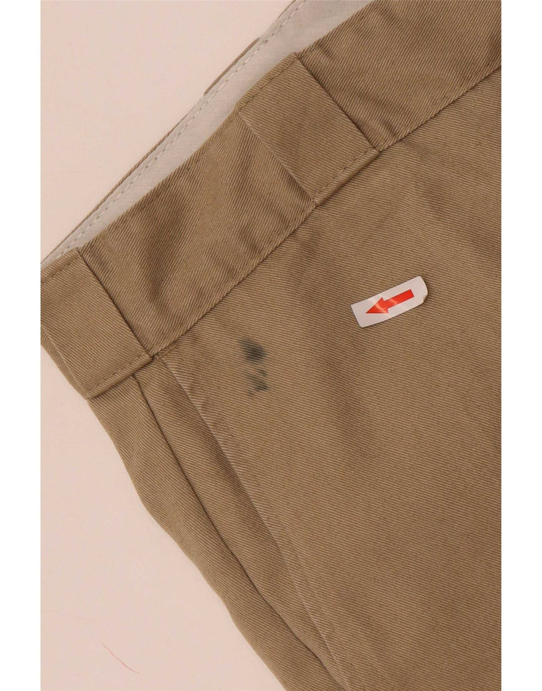 Męskie proste spodnie chino Dickies W40 L32 beżowy poliester