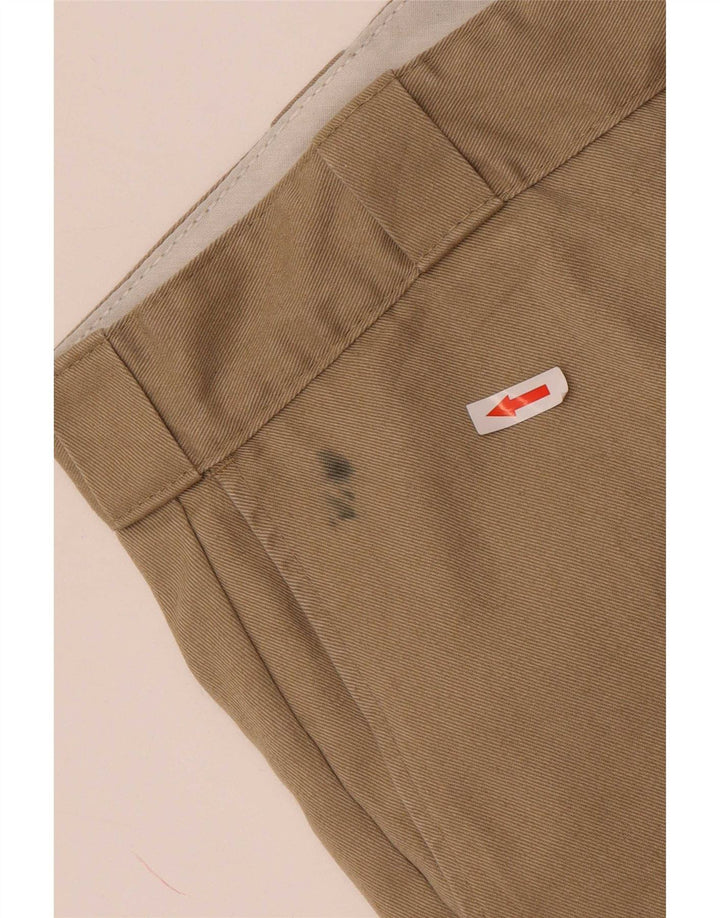 Męskie proste spodnie chino Dickies W40 L32 beżowy poliester