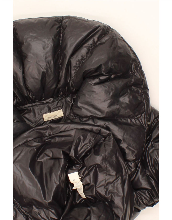 PINKO Girls Padded Jacket 13-14 Years 2XL Black Polyamide Vintage Pinko and Second-Hand Pinko from Messina Hembry 