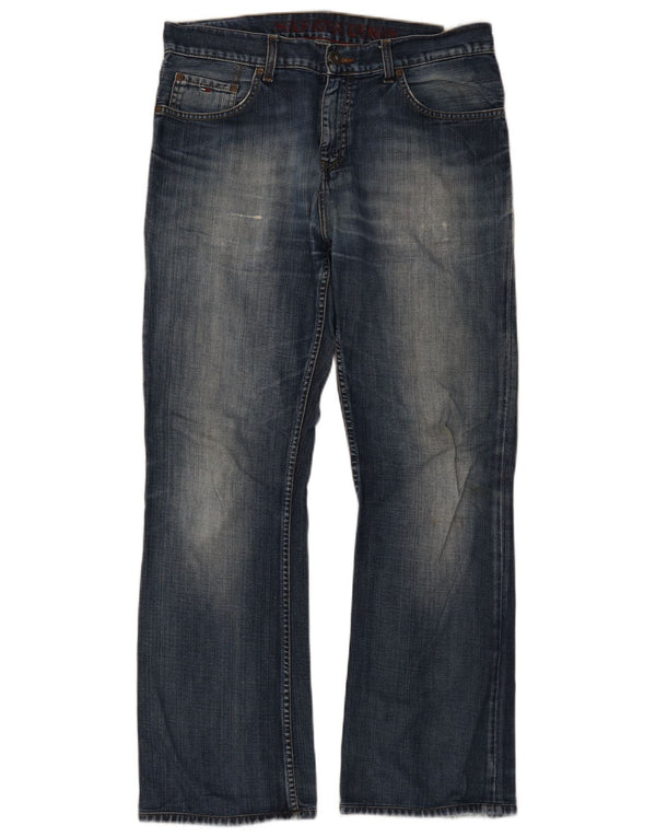 Męskie jeansy Bootcut Tommy Hilfiger W34 L31 niebieskie
