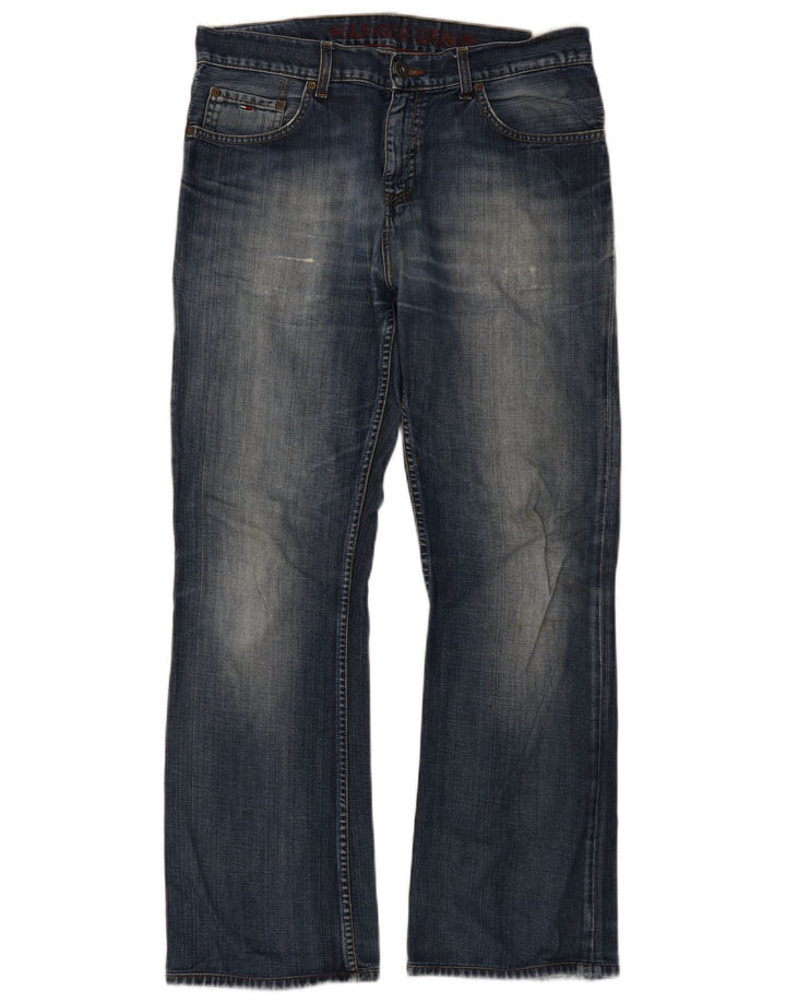 Męskie jeansy Bootcut Tommy Hilfiger W34 L31 niebieskie