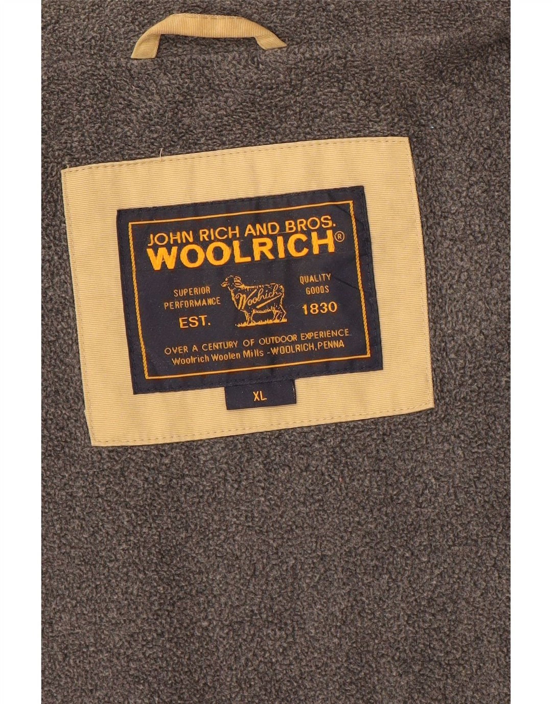 Męska kurtka wiatrówka Woolrich UK 42 XL w kolorze beżowym