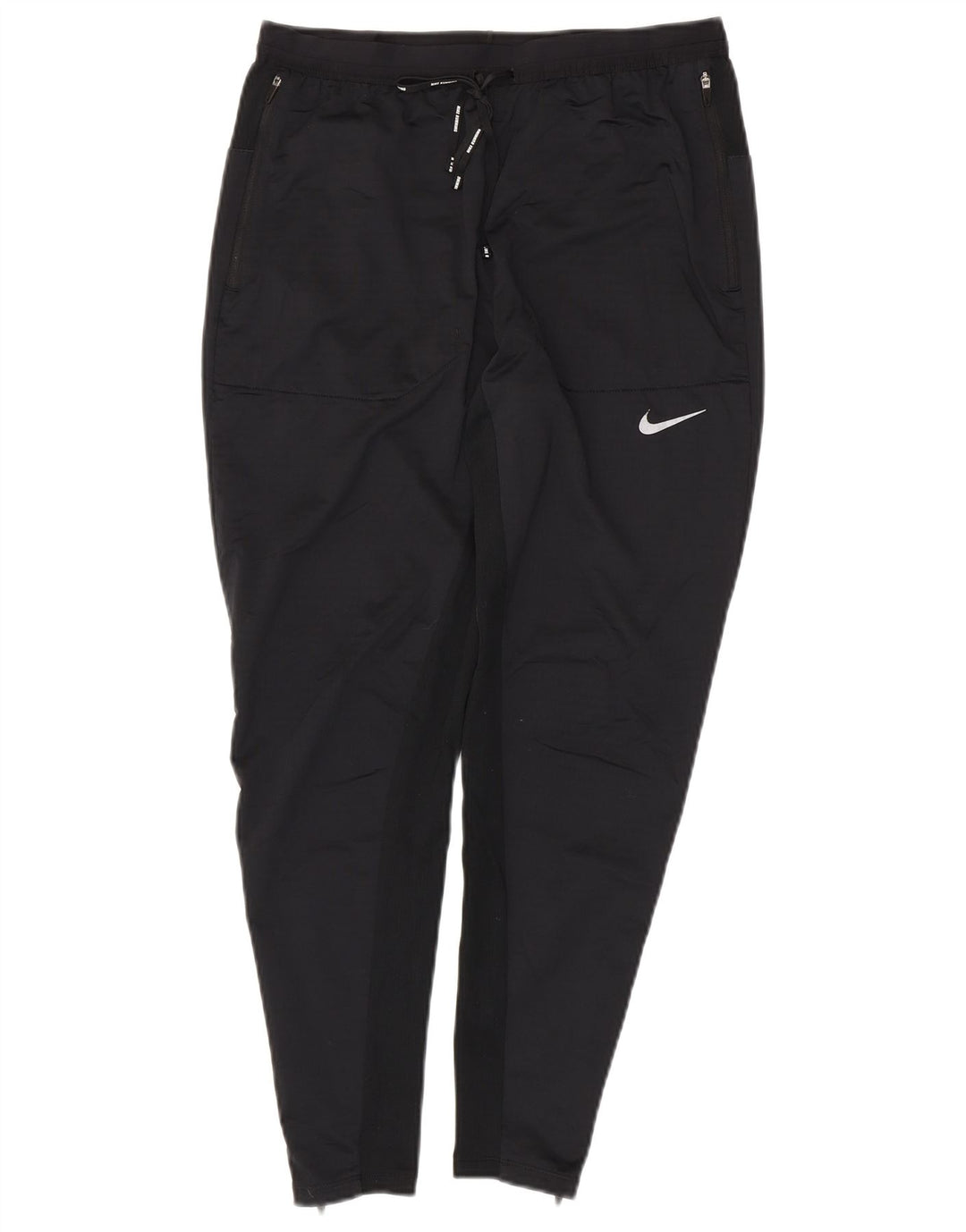 Damskie spodnie dresowe NIKE UK 10, małe, czarne, poliestrowe