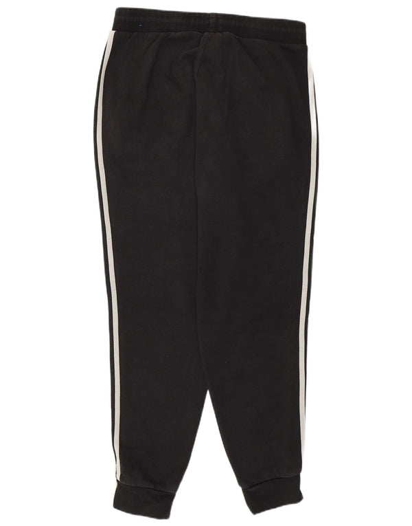 Damskie spodnie dresowe Adidas Joggers UK 14, duże, czarne, bawełniane