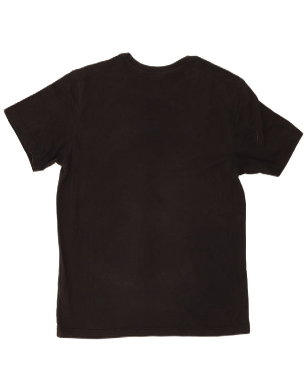 Męski T-shirt z grafiką Nike Dri Fit, mały, czarny, bawełniany