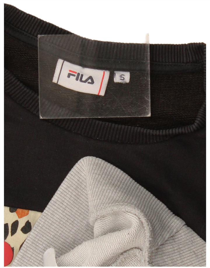 Damska bluza z grafiką Fila, UK 10, mała, wielobarwna