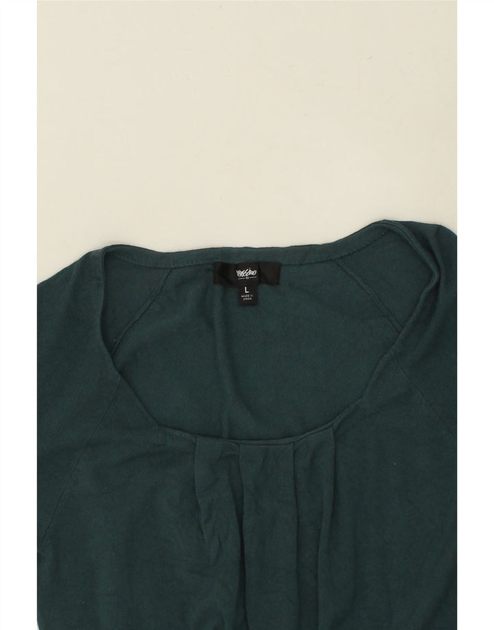 MOSSIMO Womens Shift Dress UK 14 Large Green Nylon | Vintage Mossimo | Thrift | Second-Hand Mossimo | Used Clothing | Messina Hembry 