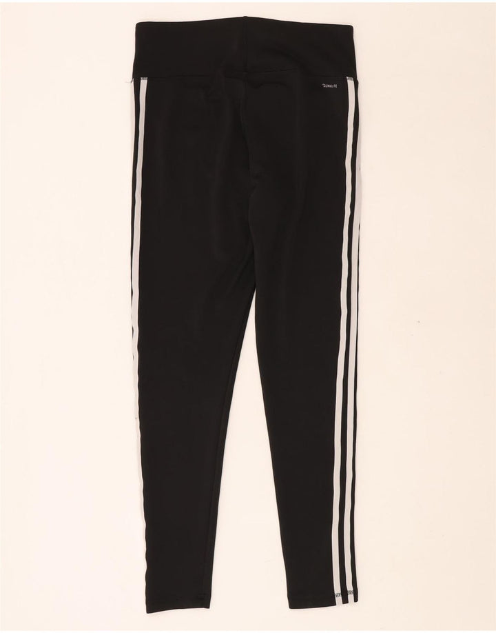Damskie legginsy ADIDAS Climalite UK 12/14, średni czarny poliester