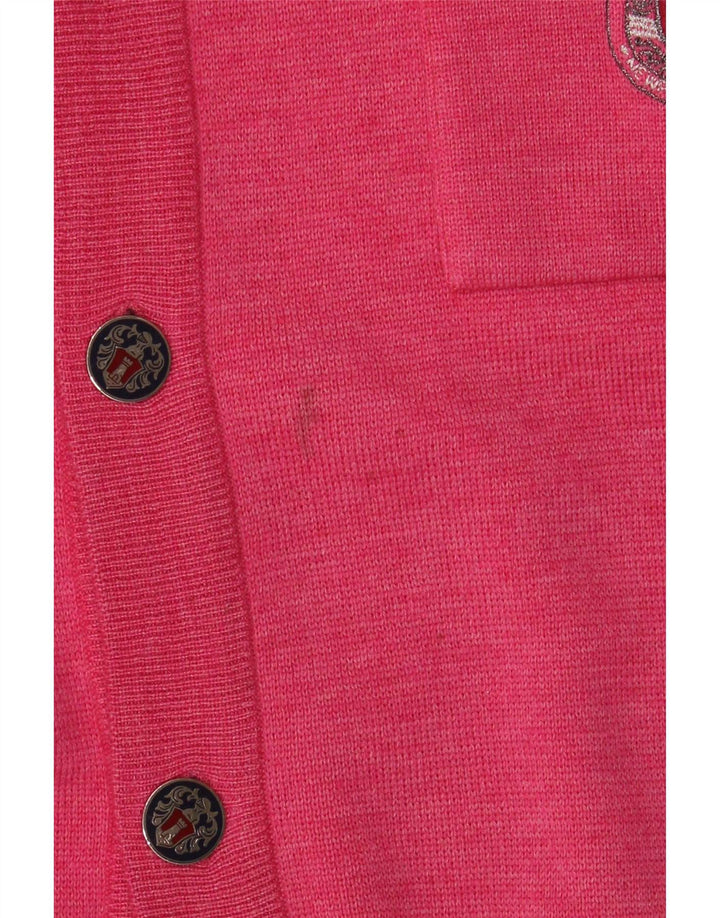 Sweter męski w stylu vintage, 2XL, różowy