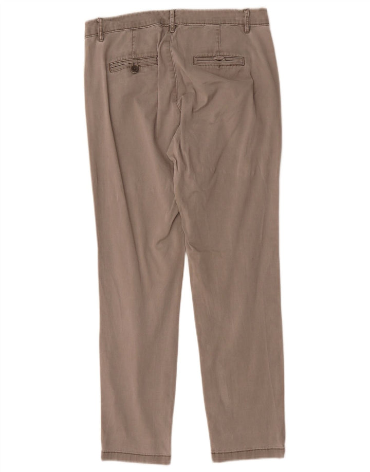 Spodnie damskie Benetton Straight Chino W30 L27 Szare
