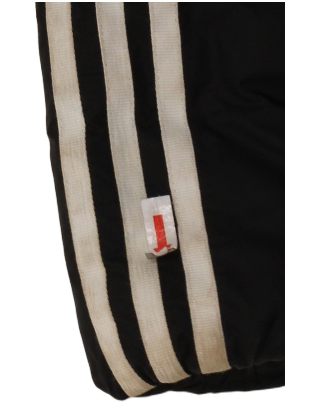 Damska kurtka z kapturem i wyściełaną Adidas UK 8, mała czarna nylonowa