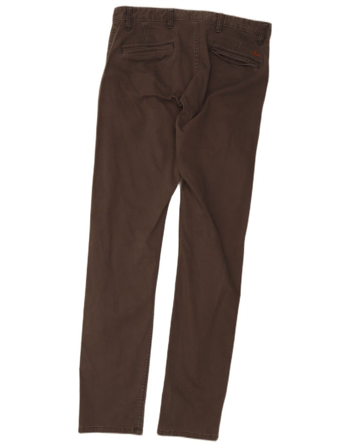 Męskie spodnie chino Dockers Khaki W32 L34 Szara bawełna
