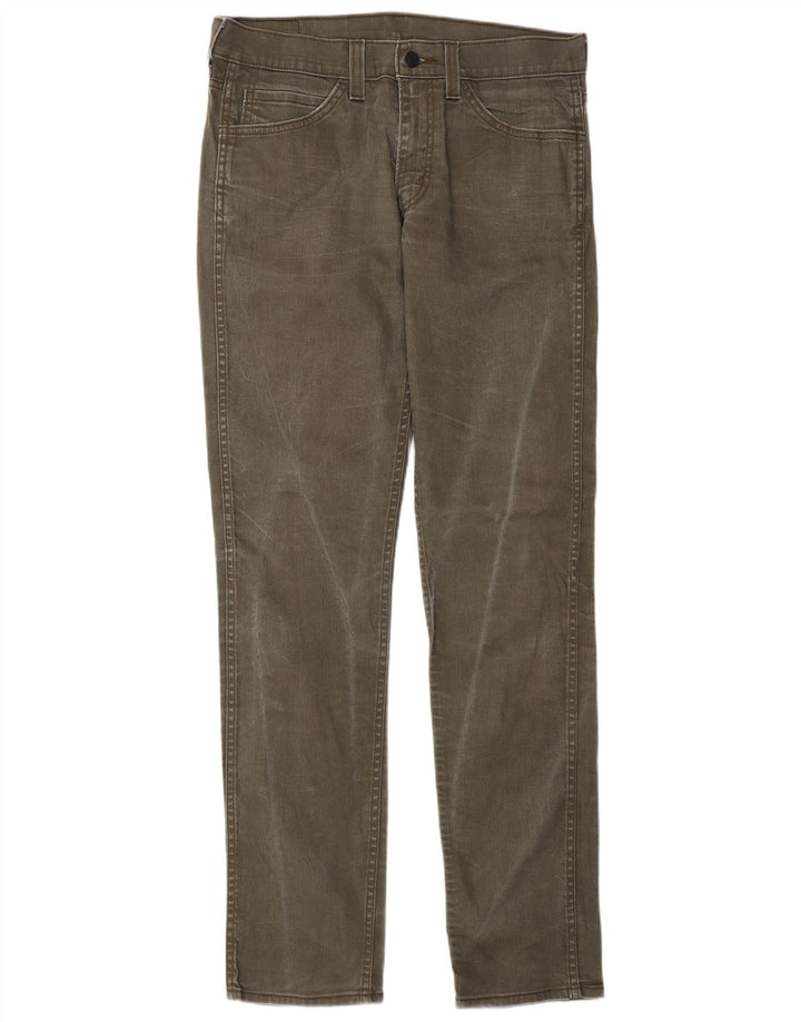Męskie jeansy LEVI'S 511 W32 L34, bawełna khaki