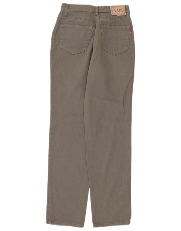 Damskie jeansy z wysokim stanem Oviesse IT 42 Medium W26 L30 Szara bawełna