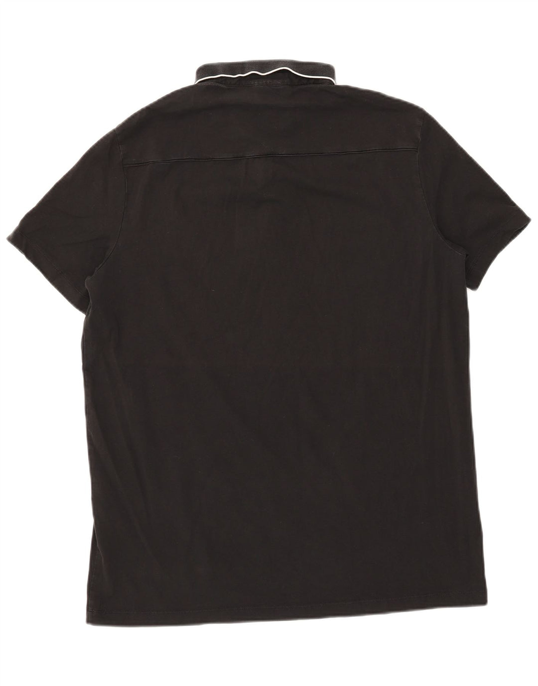 Męska koszulka polo ARMANI EXCHANGE XL, czarna, bawełniana