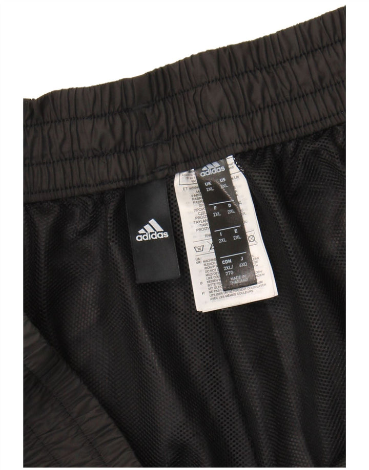 Adidas Męskie spodnie dresowe Joggery 2XL Czarny poliester