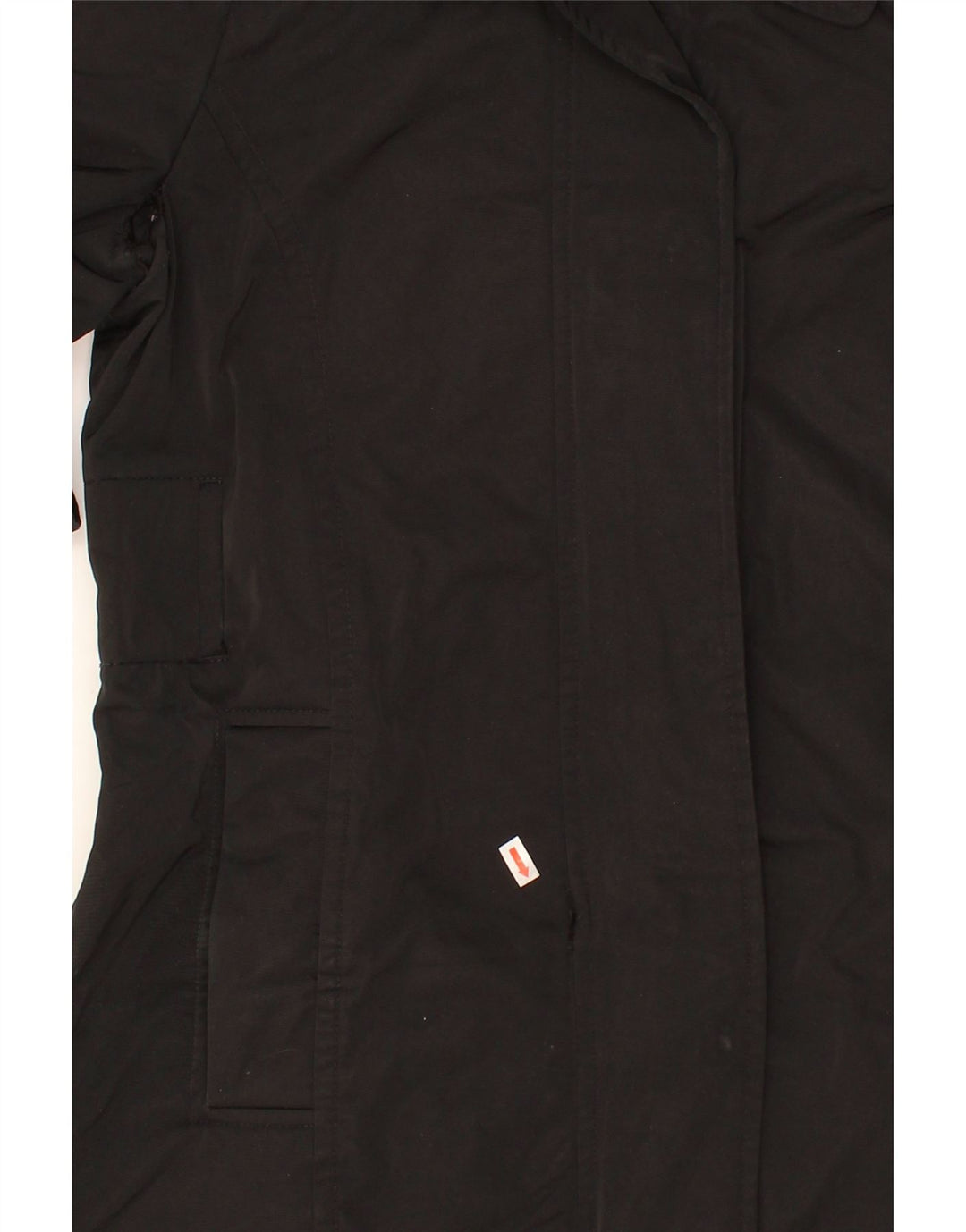 MASSIMO DUTTI Womens Hooded Windbreaker Coat UK 18 XL Black Polyester Vintage Massimo Dutti and Second-Hand Massimo Dutti from Messina Hembry 