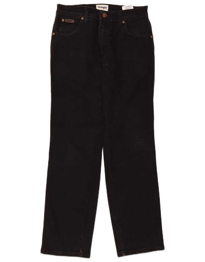 Męskie jeansy Wrangler Texas Straight W30 L30, czarne, bawełniane
