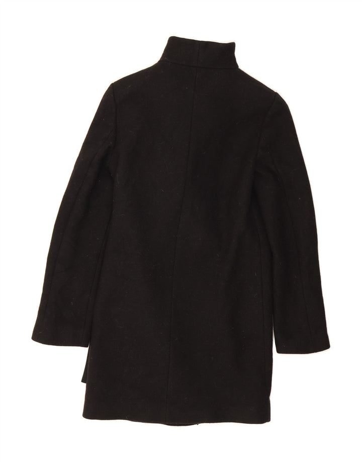 ZARA Womens Overcoat UK 6 XS Black Vintage Zara and Second-Hand Zara from Messina Hembry 