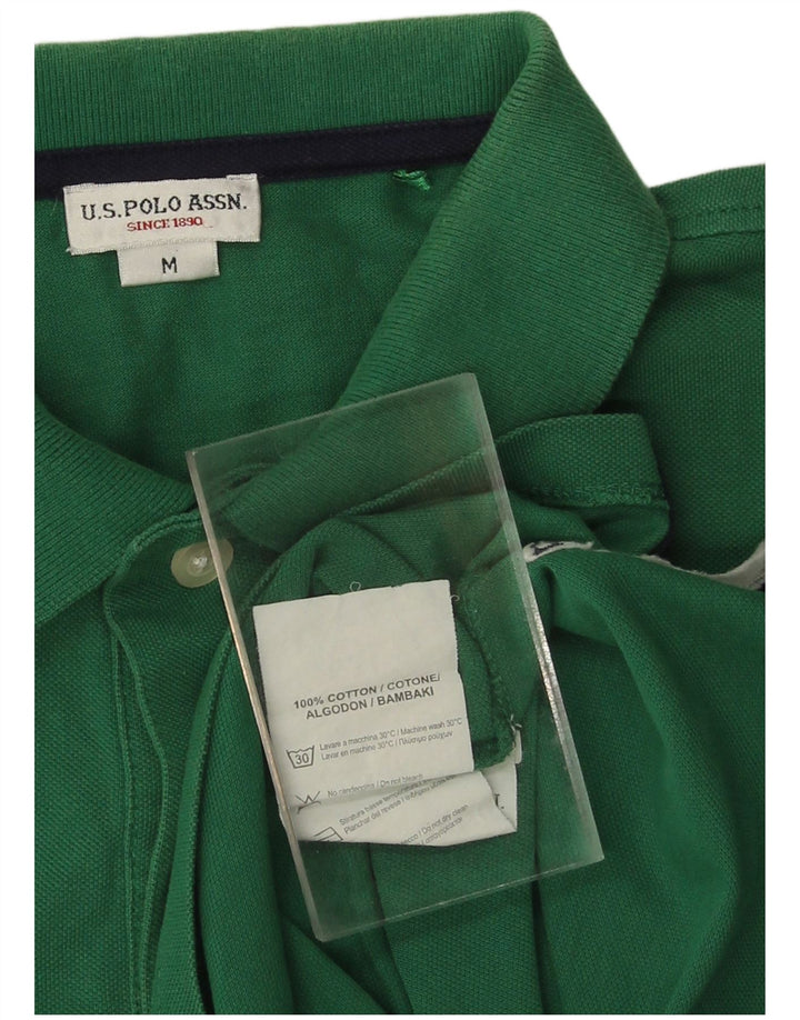 U.S. POLO ASSN. Mens Polo Shirt Medium Green Cotton