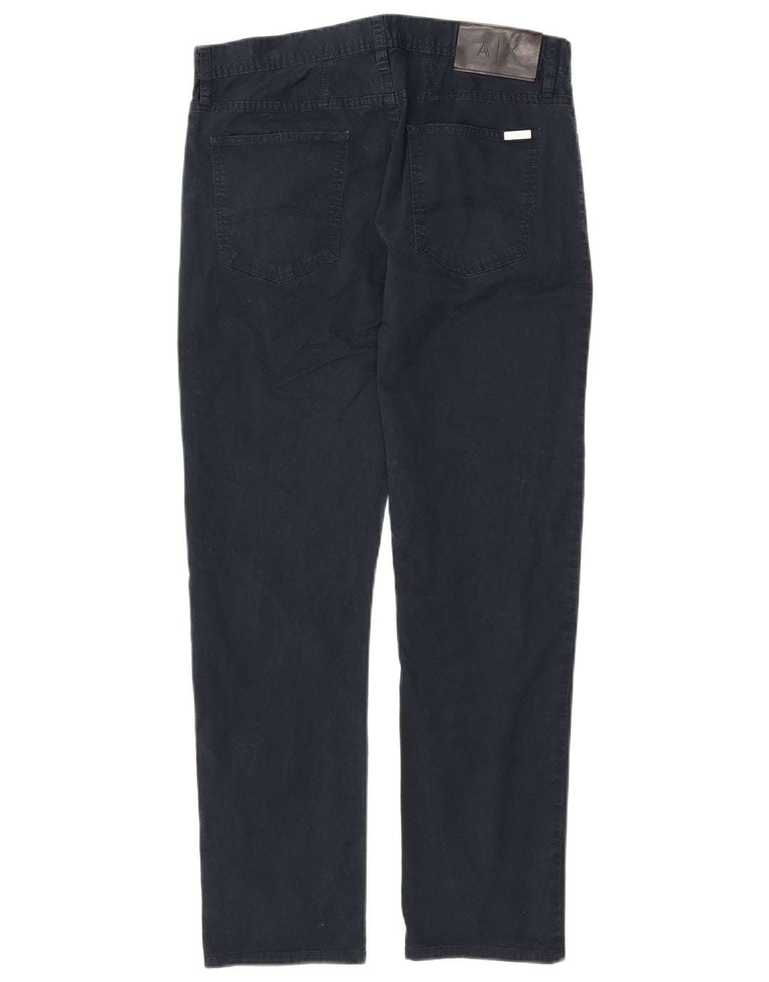 ARMANI EXCHANGE Męskie proste dżinsy W34 L30 Granatowa bawełna