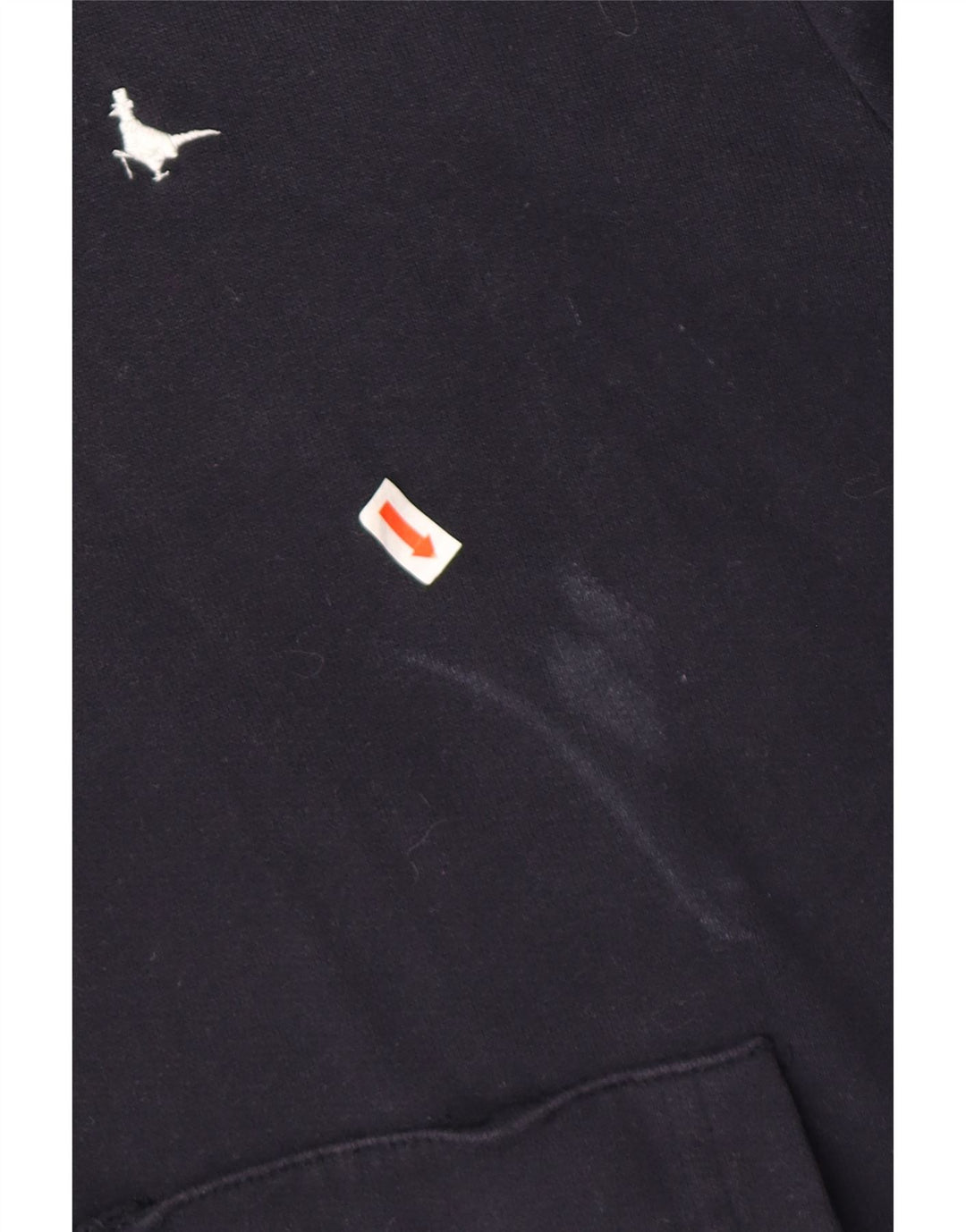 JACK WILLS Męski sweter z kapturem, mały, granatowy, bawełniany