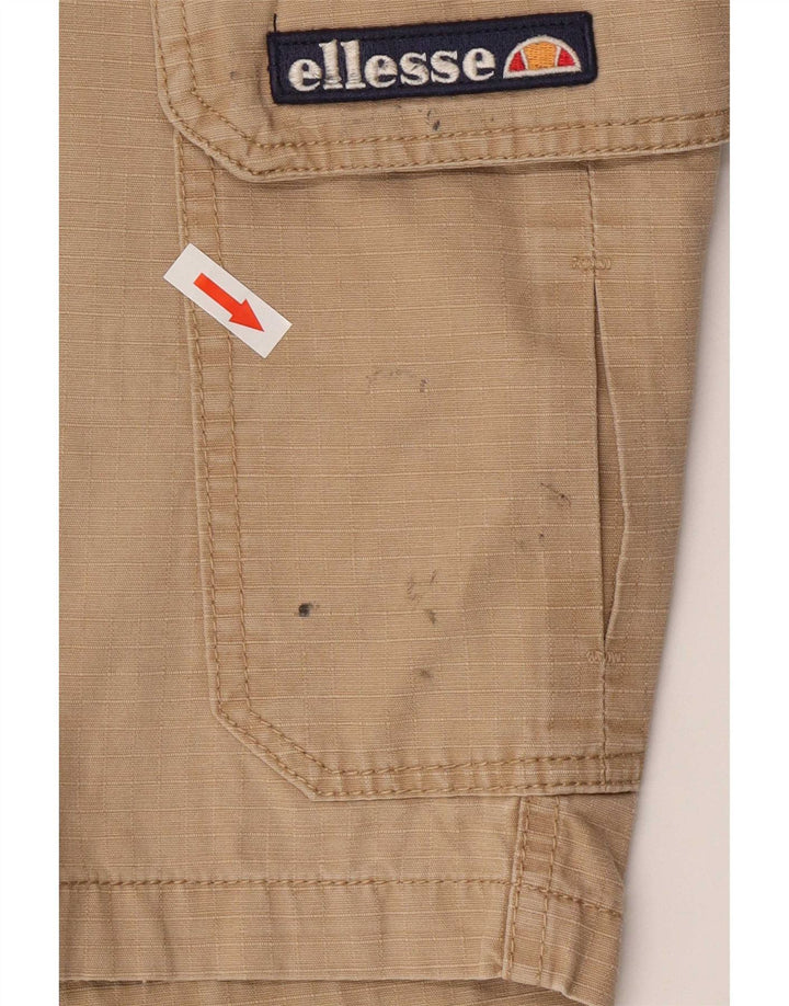 Męskie spodenki cargo Ellesse duże W34 beżowe