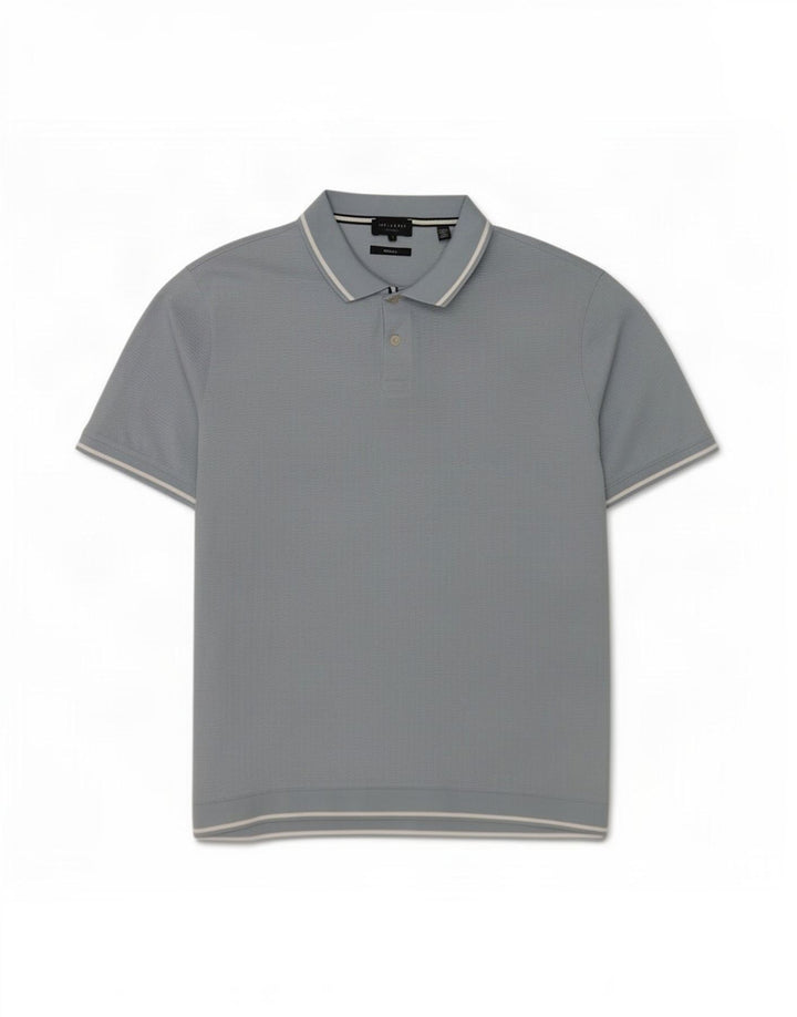 Męska koszulka polo Ted Baker Regular, rozmiar 5 XL, niebieska, bawełniana