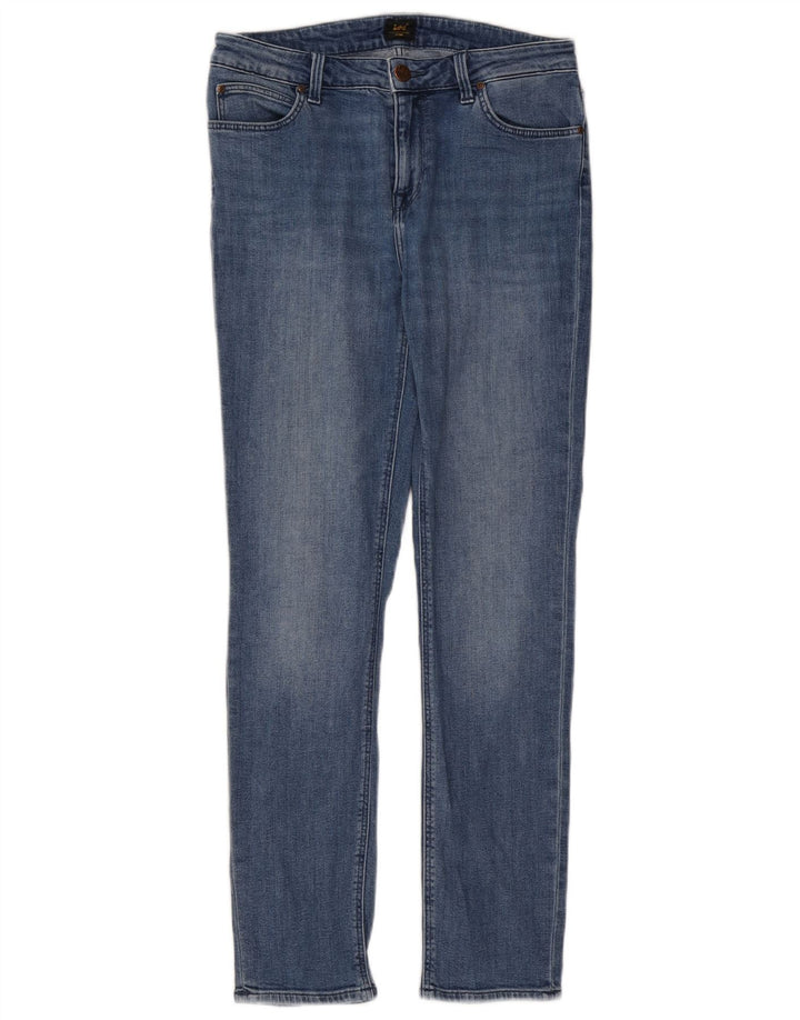 Damskie jeansy Lee Elly Slim W30 L31 Niebieskie bawełniane