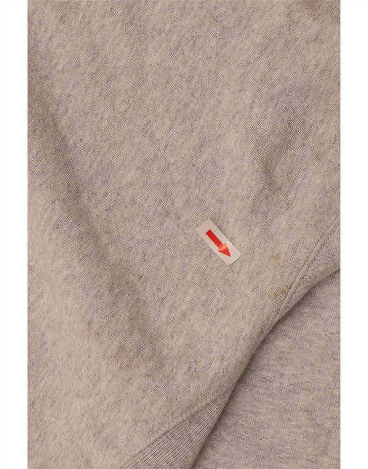 Męski sweter męski Champion o odwróconym splocie, mały, szary, bawełniany