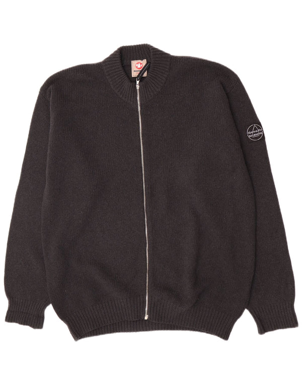 Męski sweter kardigan Murphy & Nye XL, szara wełna