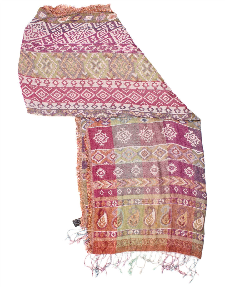 Damski szalik prostokątny Monsoon, jeden rozmiar, wielokolorowy Fair Isle Bohemian