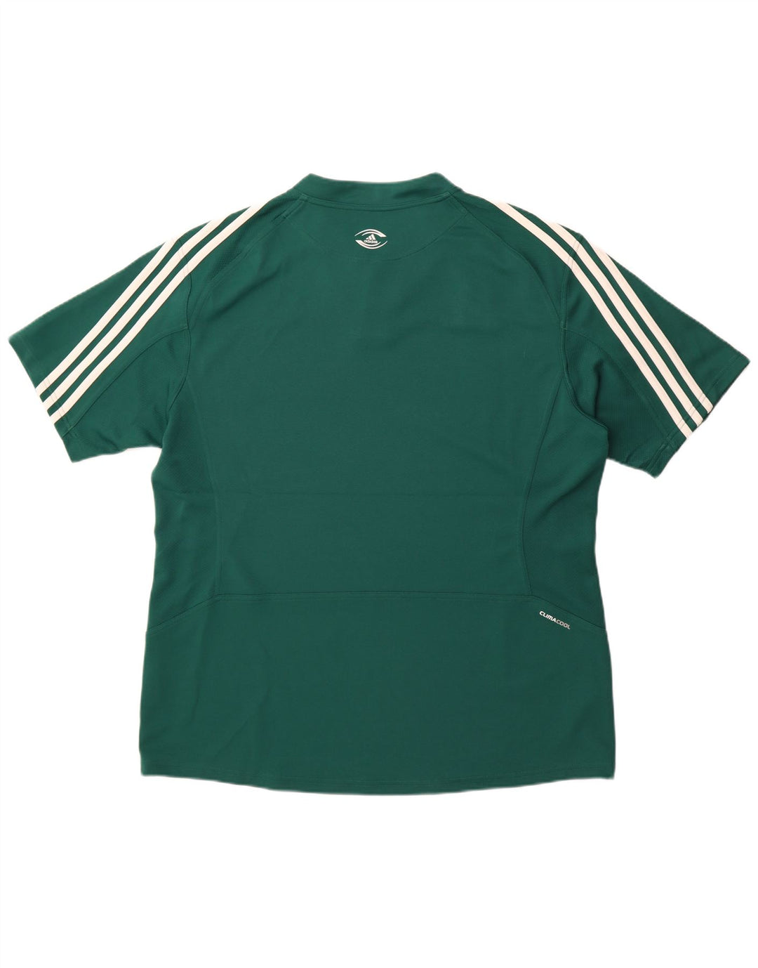 Adidas Męska koszulka Climacool Top 2XL z poliestru w zielone paski