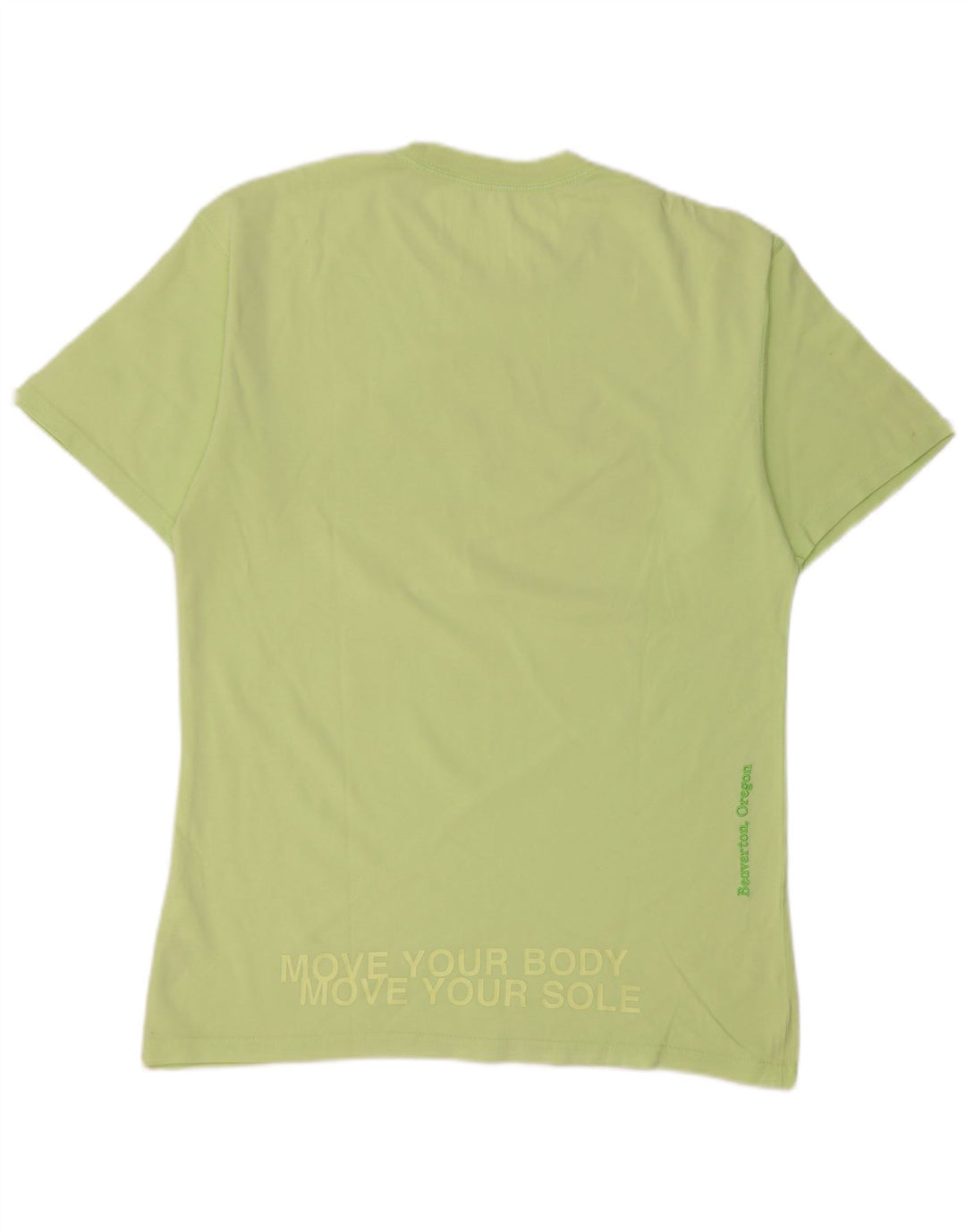Męski T-shirt z grafiką Nike, mały, zielony, bawełniany