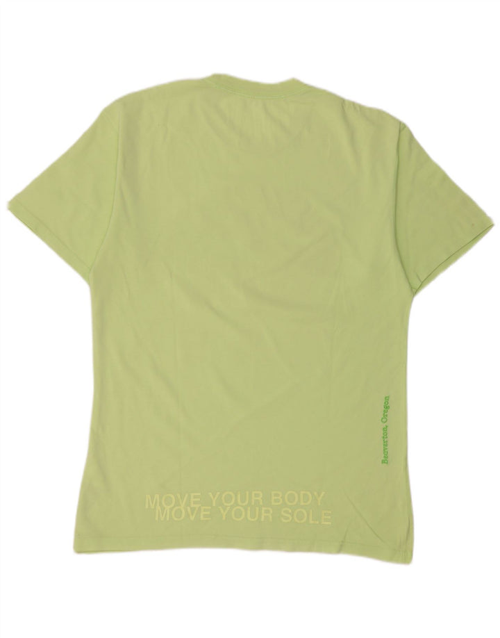 Męski T-shirt z grafiką Nike, mały, zielony, bawełniany