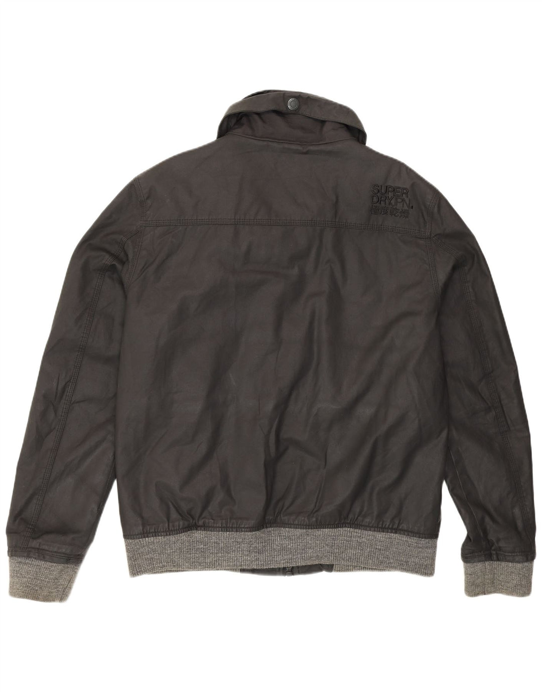 Męska kurtka Superdry z woskowanej bawełny UK 44 2XL czarna