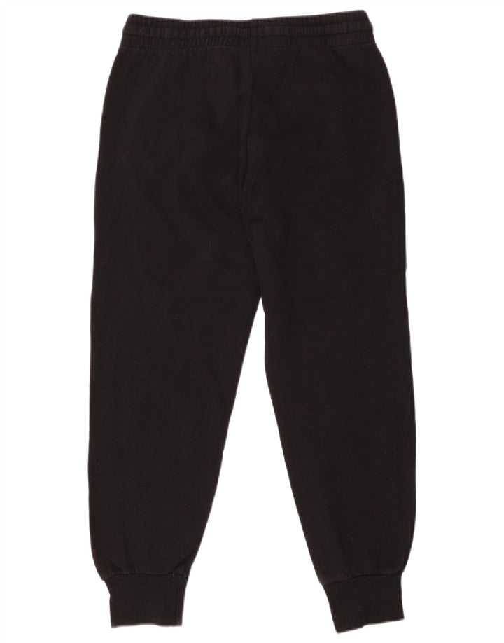 Damskie spodnie dresowe Kappa Graphic Joggers UK 12 Średnia czarna bawełna