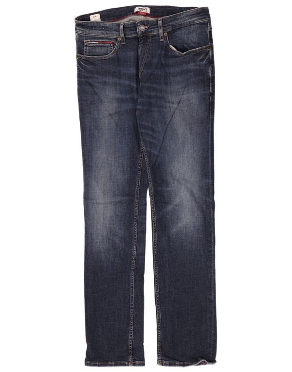 Męskie jeansy slim fit Tommy Hilfiger W32 L32 Niebieskie bawełniane