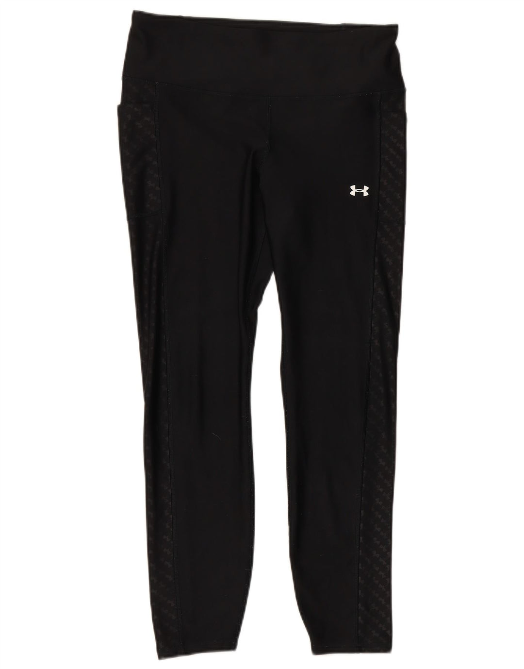 Legginsy damskie UNDER ARMOUR, duże, czarne, poliestrowe