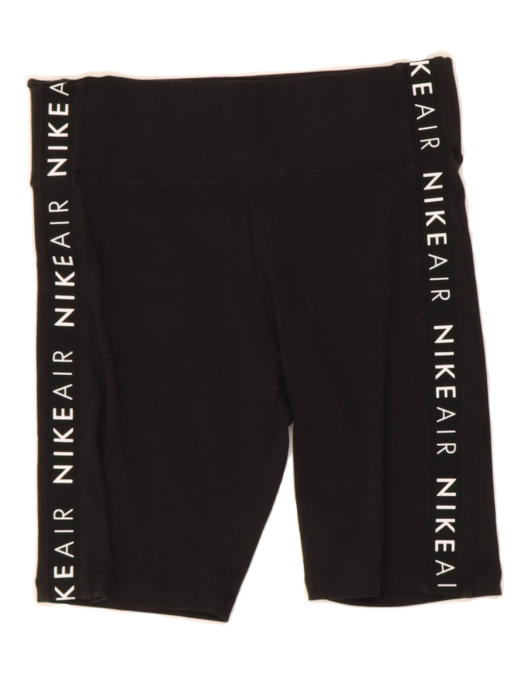 NIKE Womens Graphic Sport Shorts UK 14 Medium  Black Vintage Nike and Second-Hand Nike from Messina Hembry 