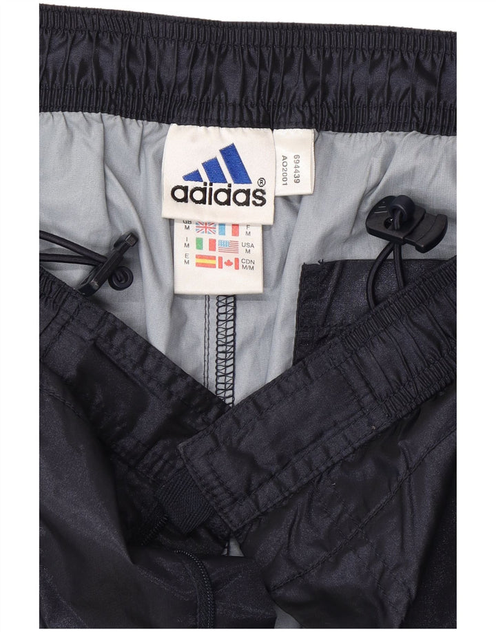 Męskie wodoodporne spodnie Adidas, średni granatowy poliester