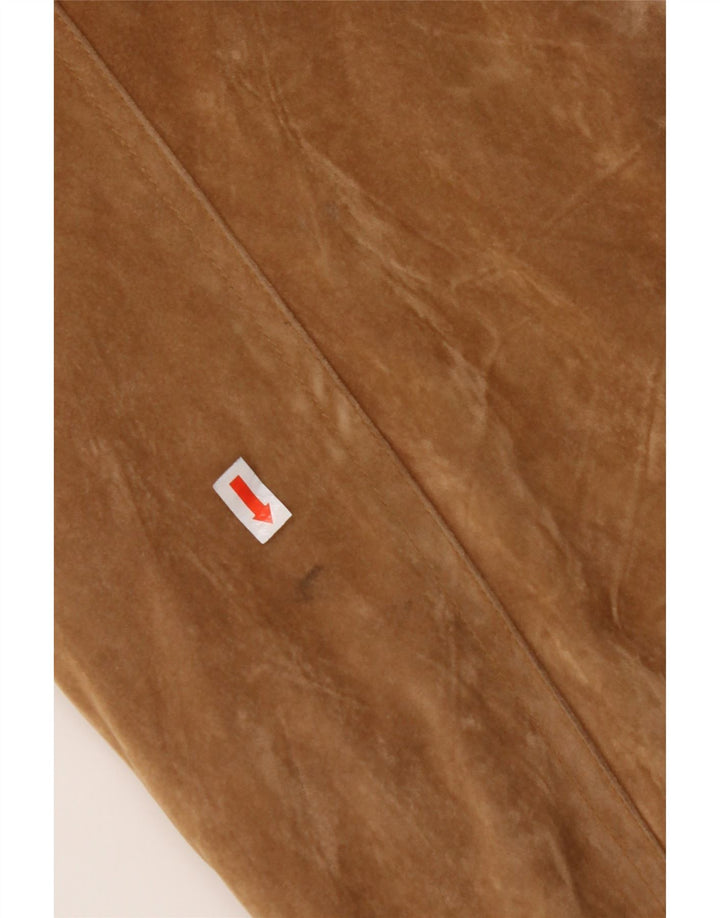 Męska kurtka bomberka VINTAGE UK 42 XL, brązowa, poliester