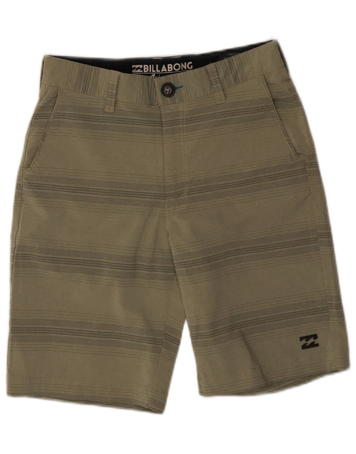Męskie spodenki Chino Billabong W26 Małe poliestrowe paski w kolorze khaki