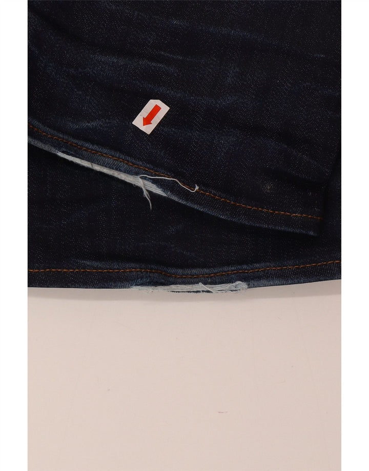 G-STAR Męskie dżinsy 3301 w trudnej sytuacji, regularnie zwężane W34 L32 Granatowa bawełna