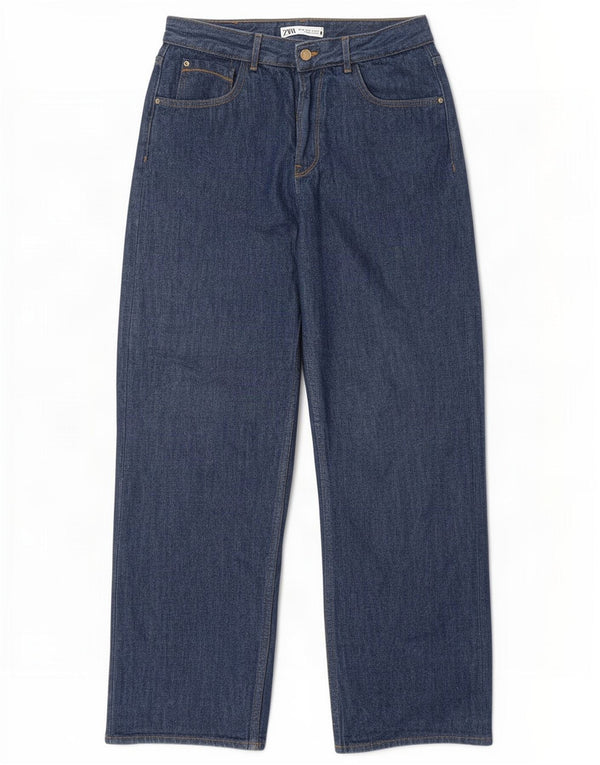 Damskie proste dżinsy Zara EU 40 Medium W30 L28 Niebieskie bawełniane
